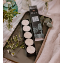 TL Candles sojas vaska tējas sveču komplekts ar kanēļa aromātu, 5gb.